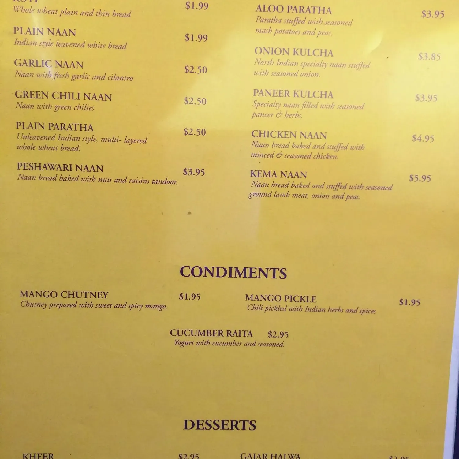 Menu 2