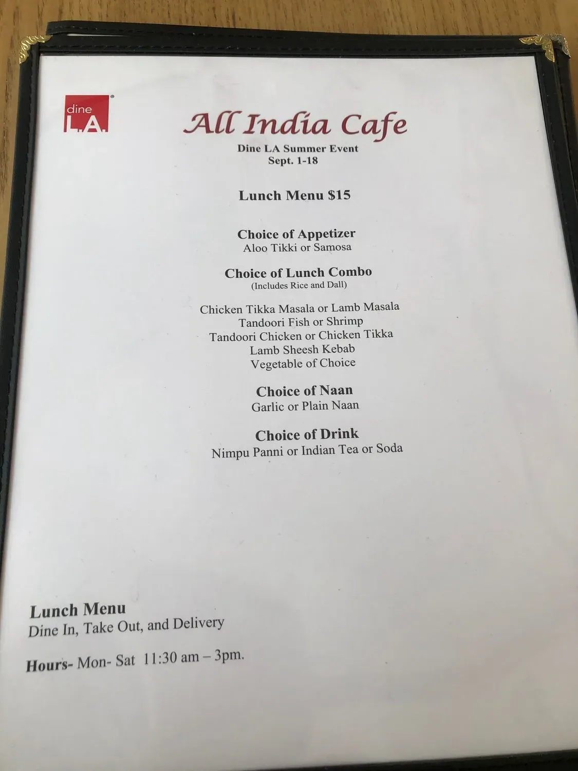 Menu 4