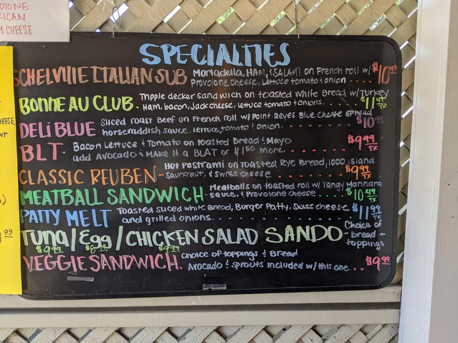 Menu 5