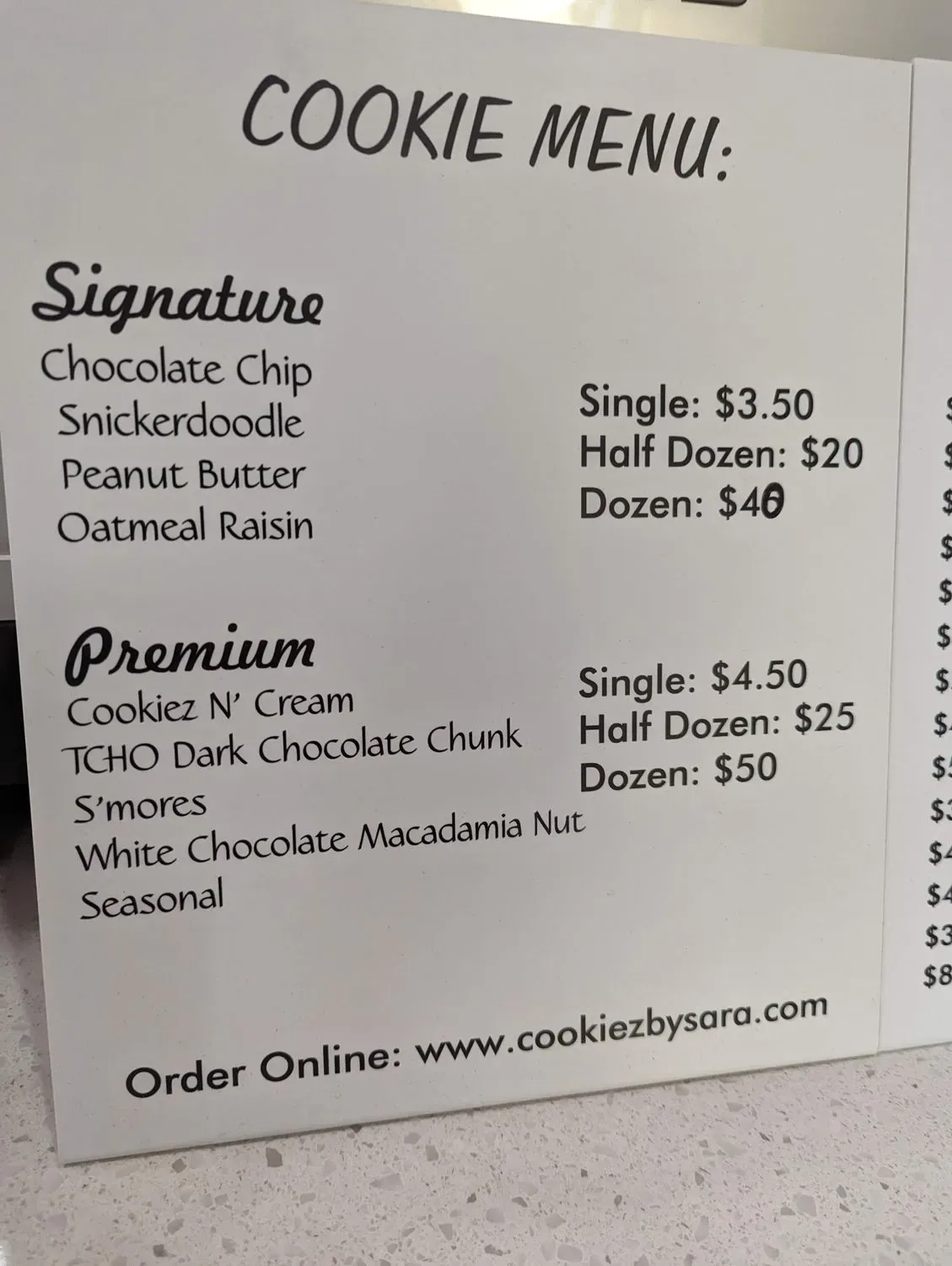 Menu 6