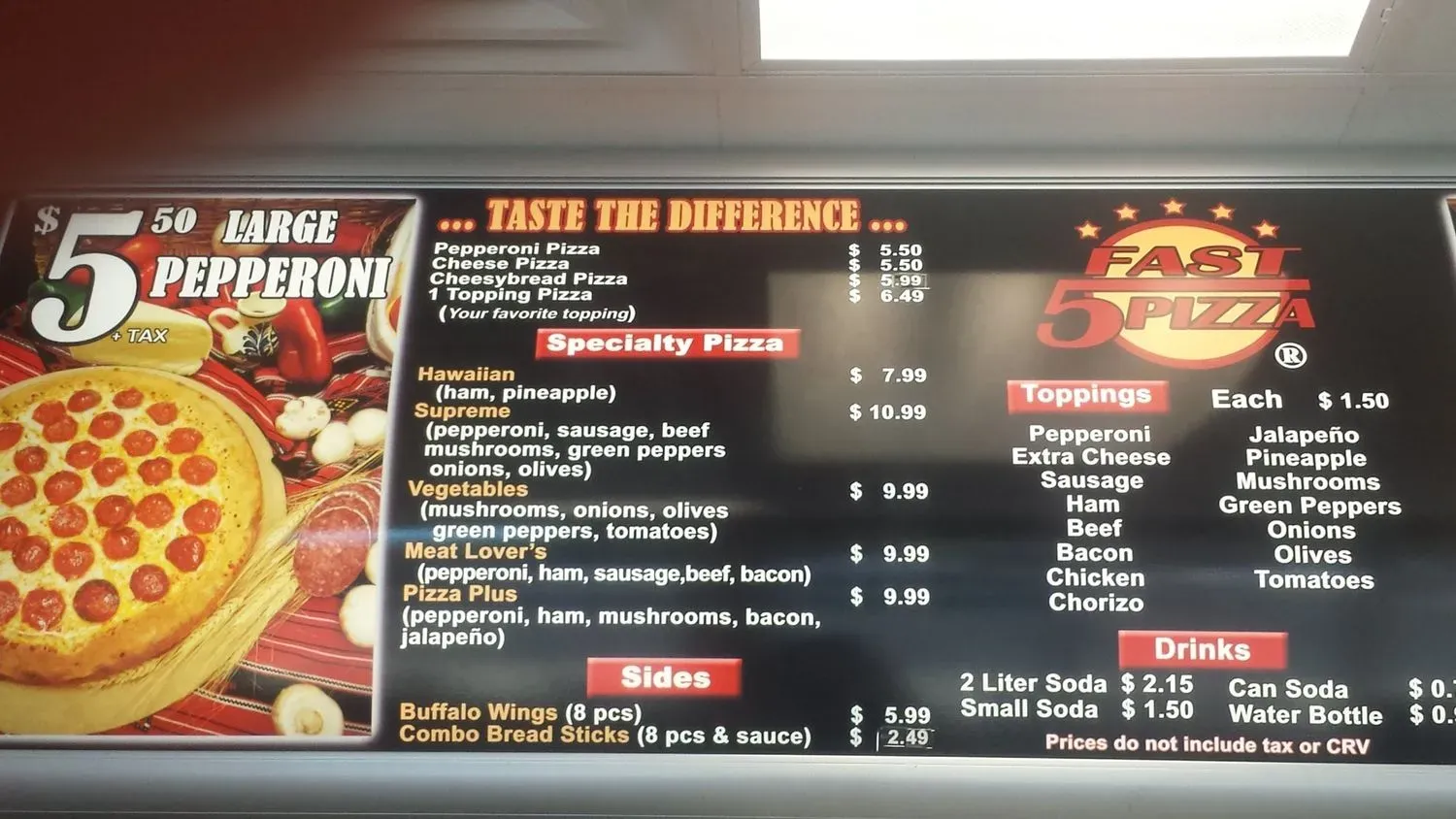 Menu 5