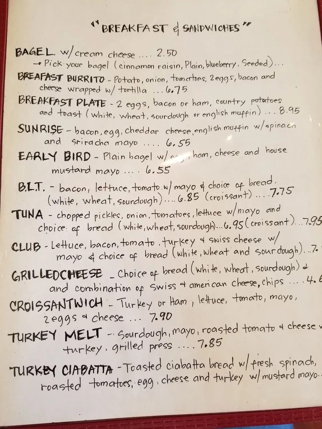 Menu 2