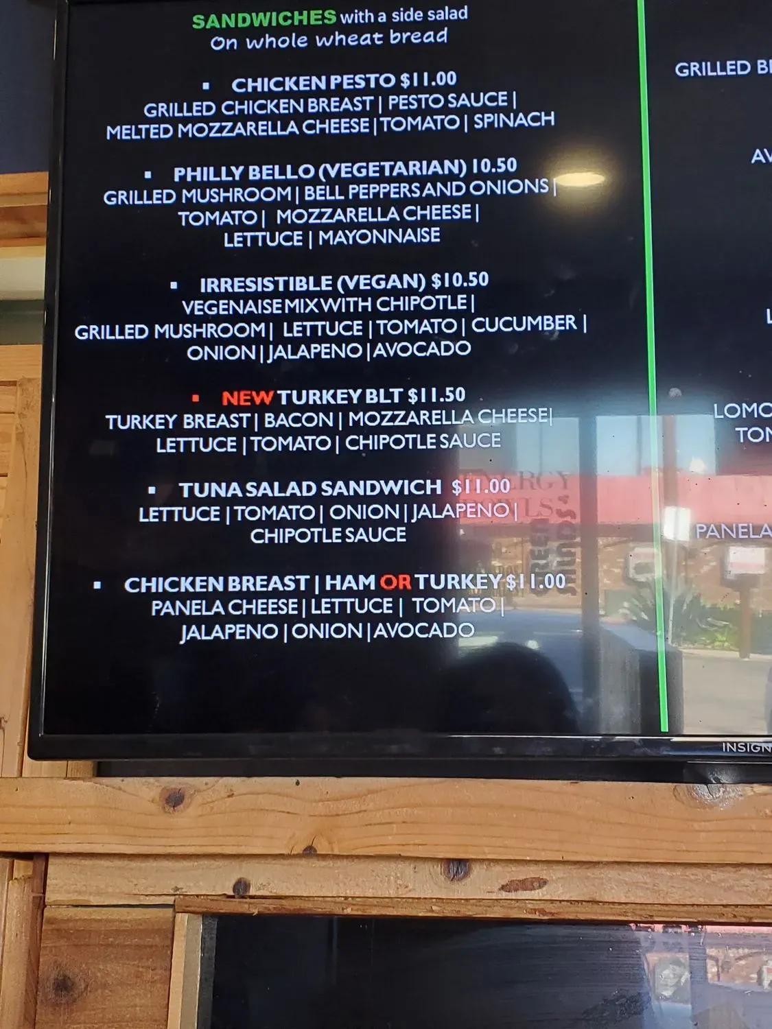 Menu 3