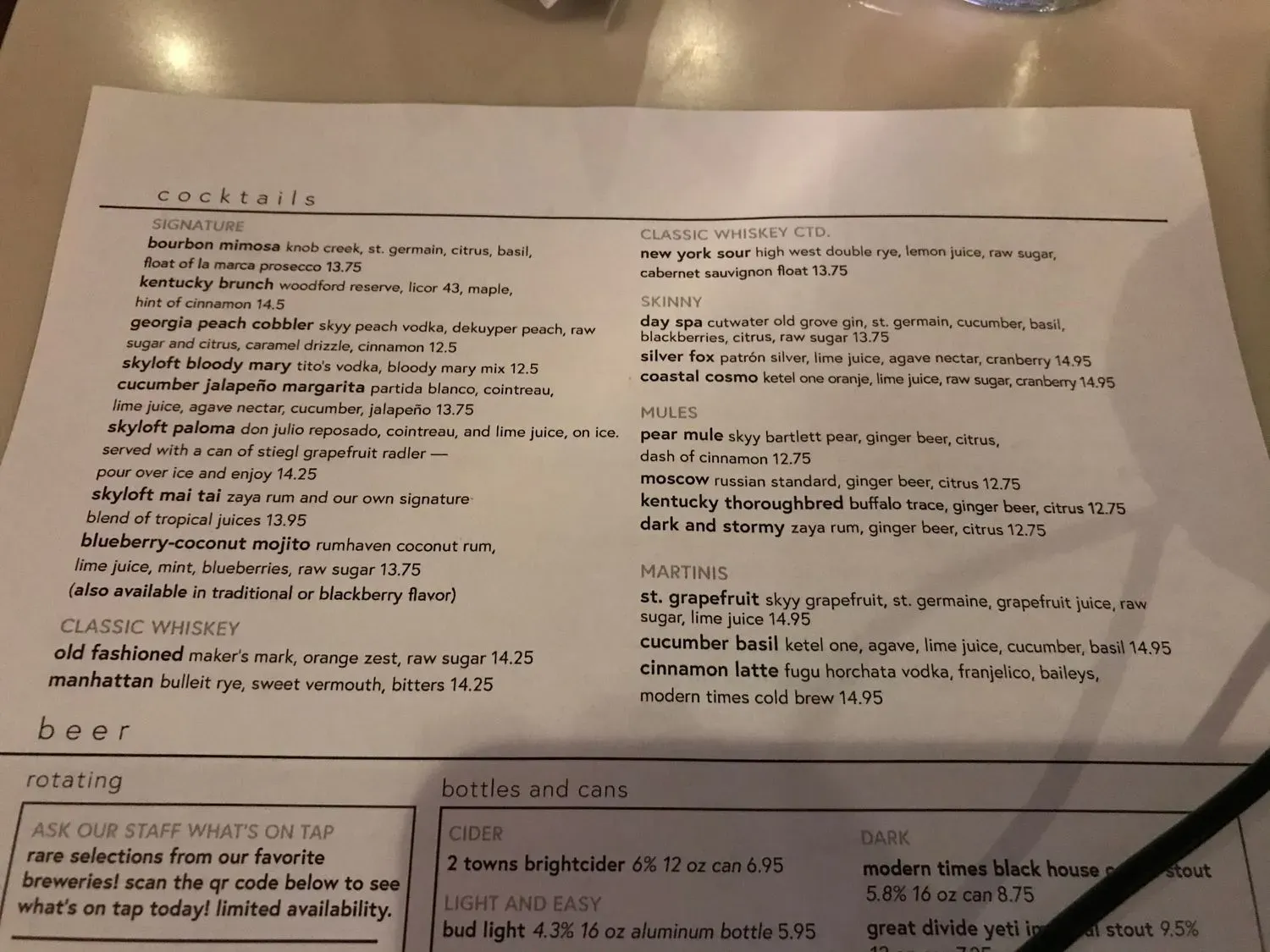 Menu 5