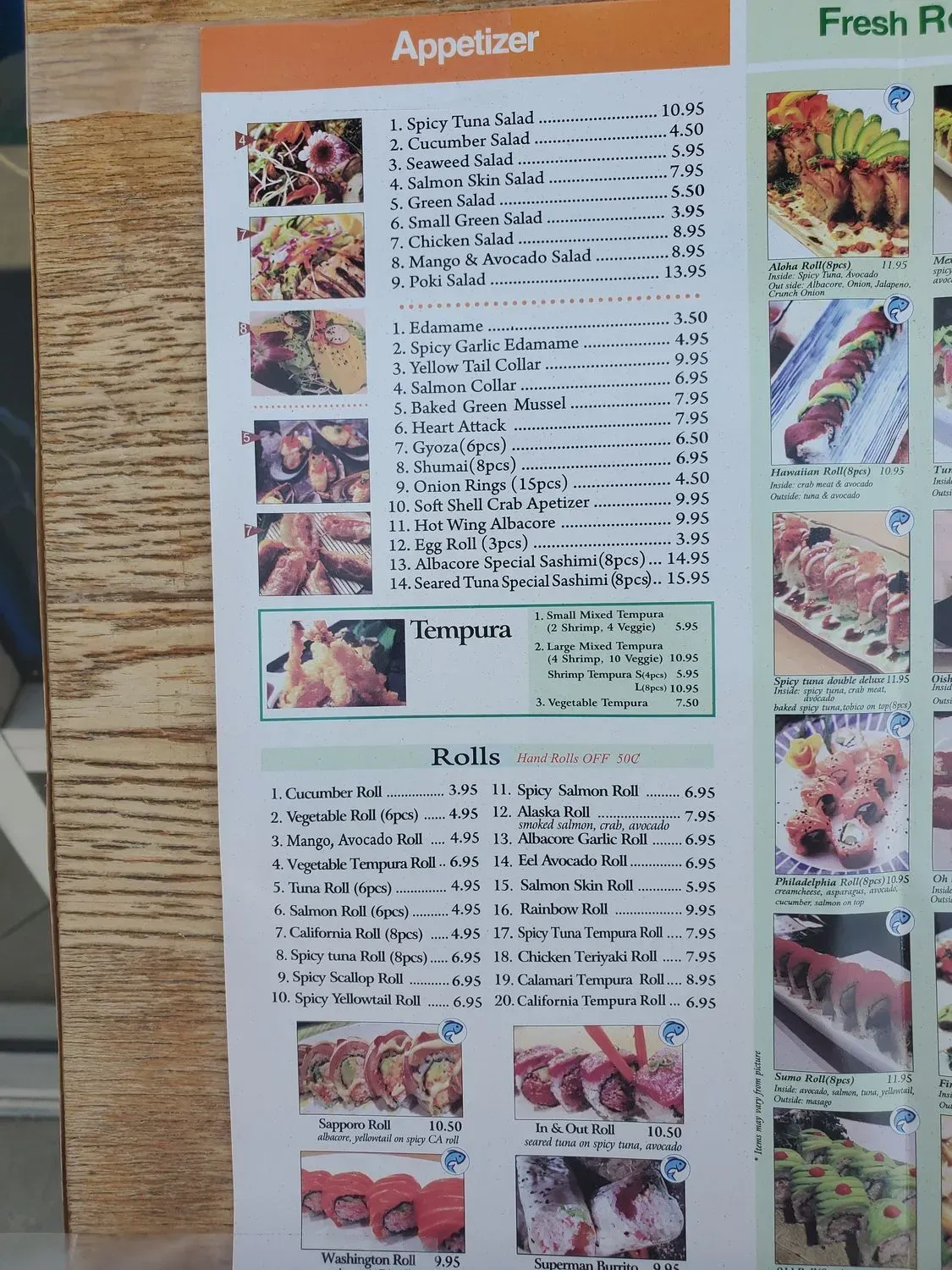 Menu 4