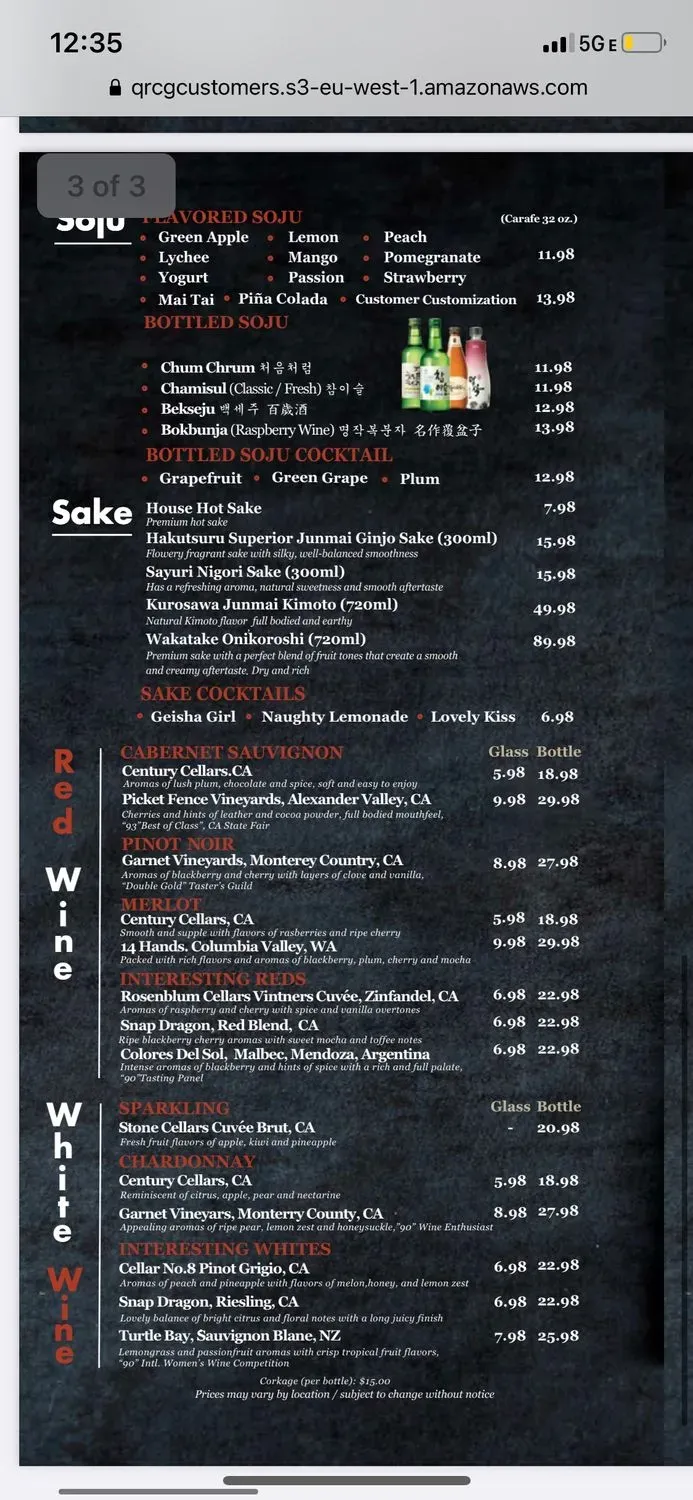 Menu 6