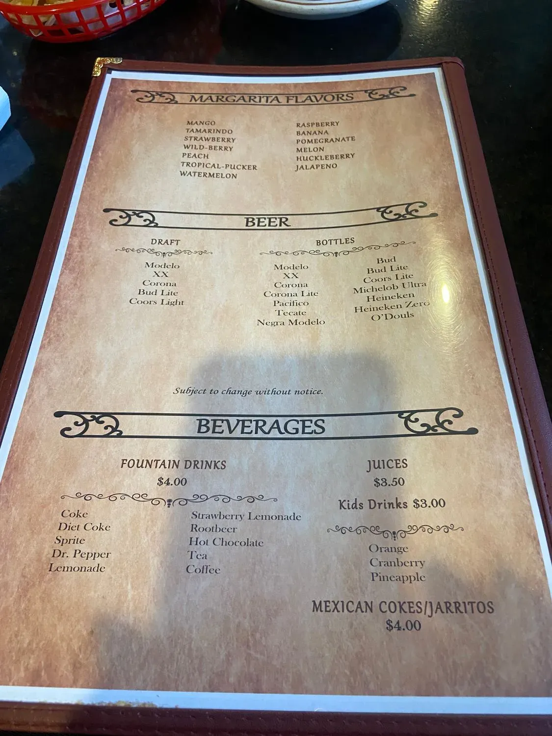 Menu 3