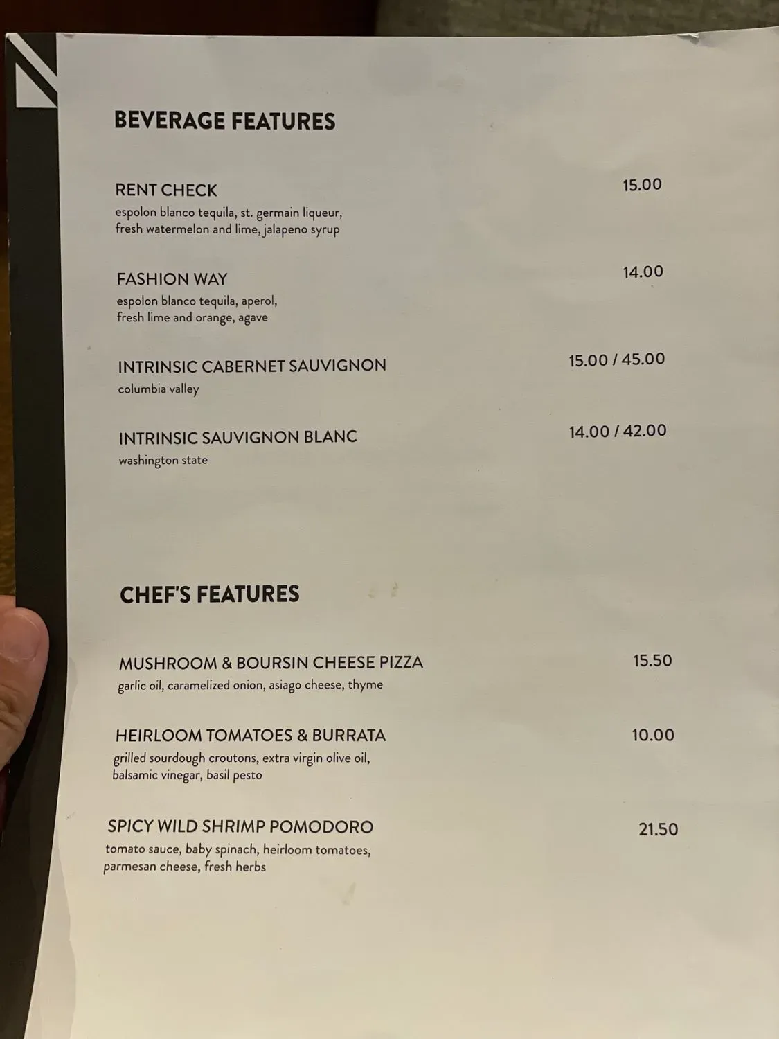 Menu 2