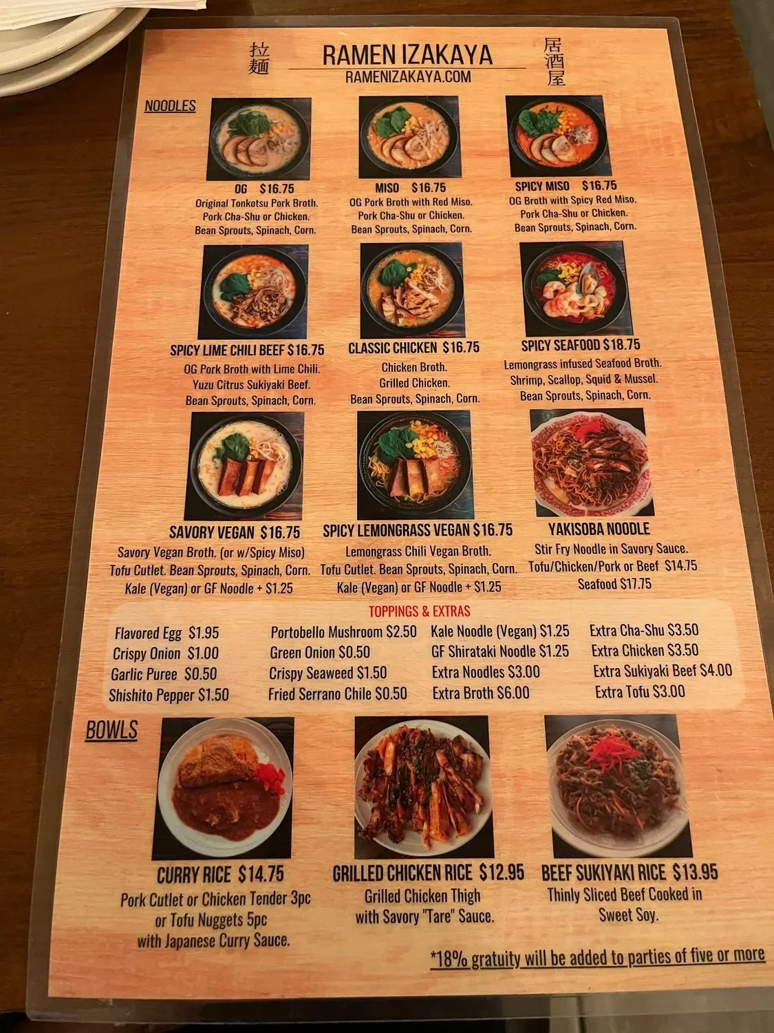 Menu 2