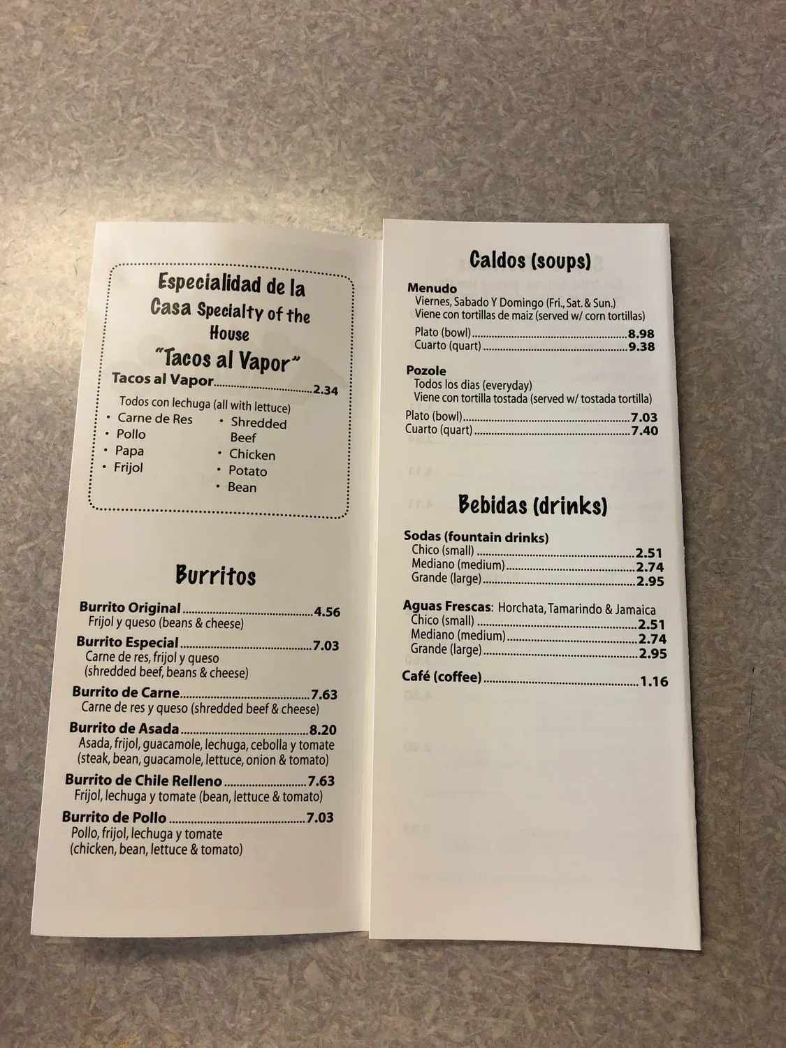 Menu 6