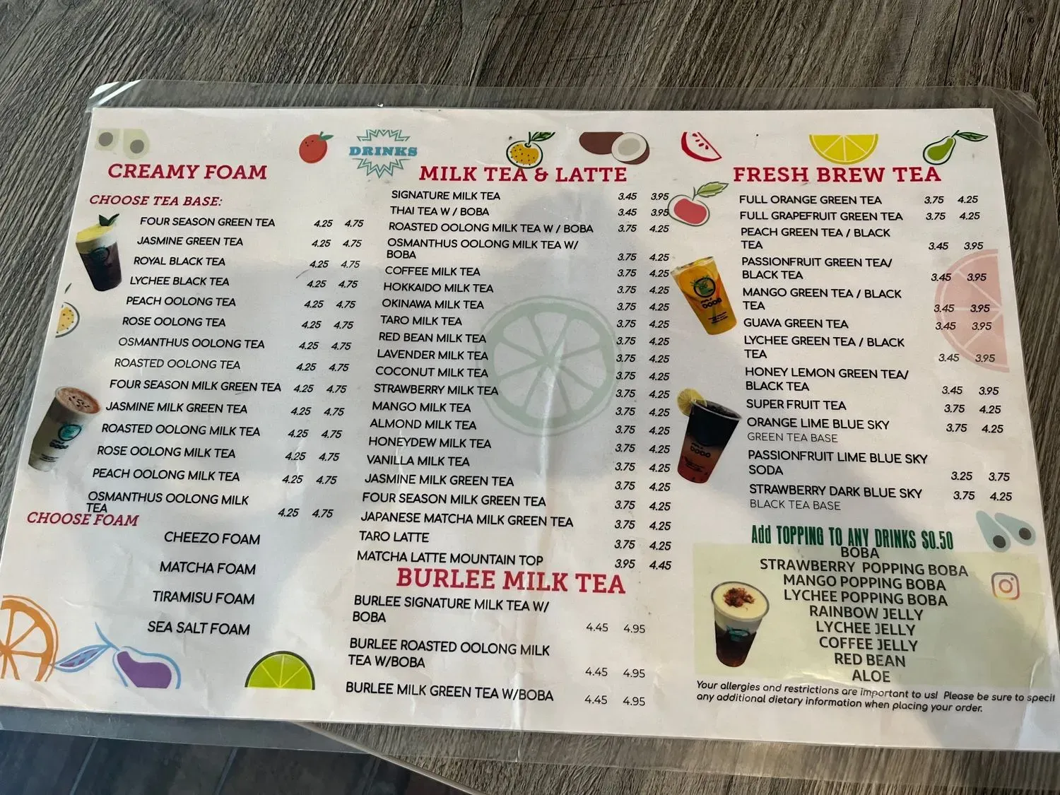 Menu 4