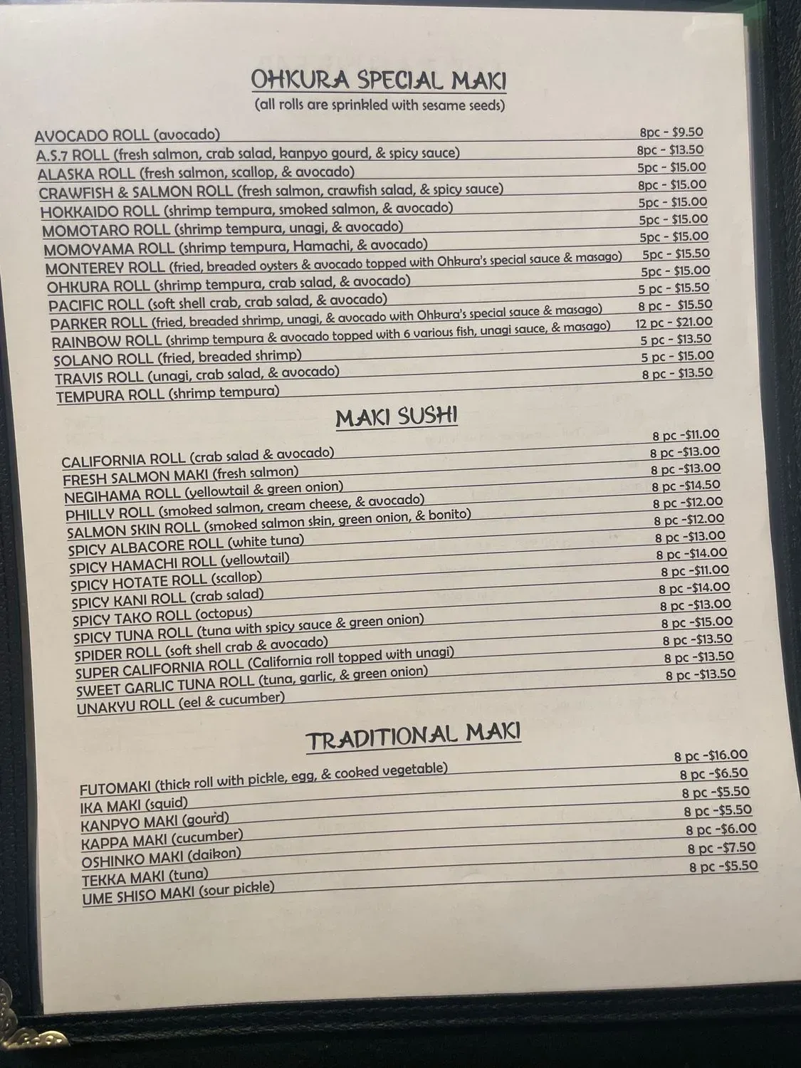 Menu 2