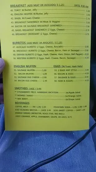 Menu 5