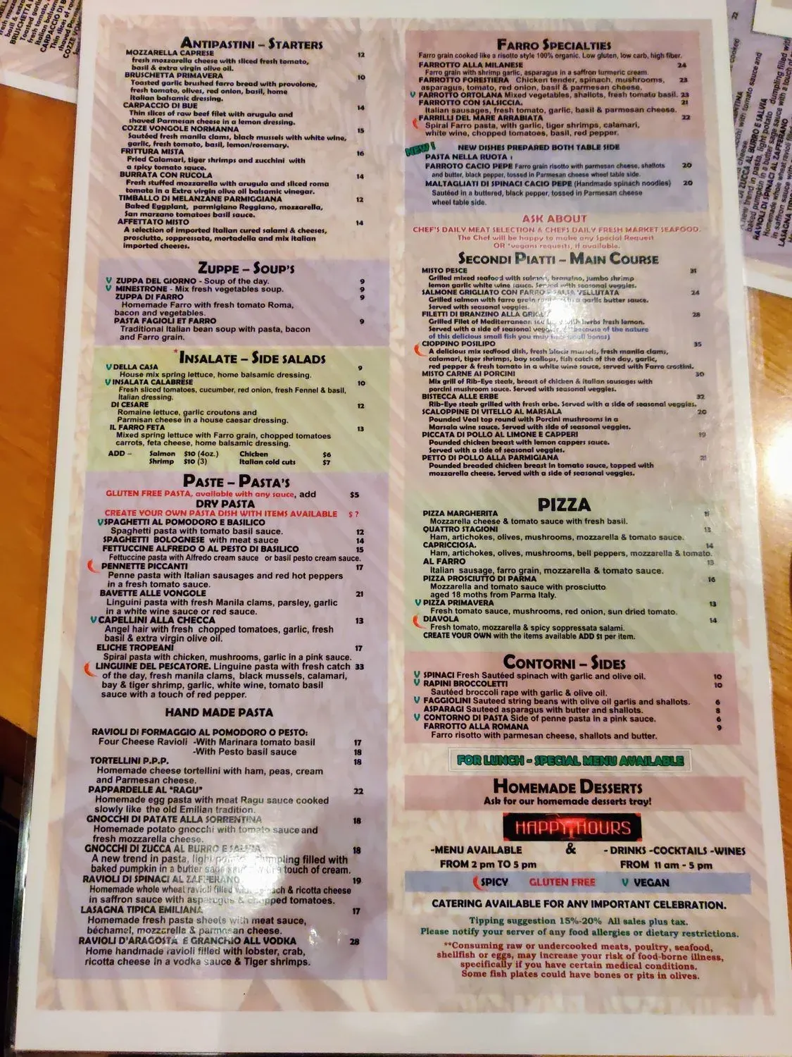 Menu 6