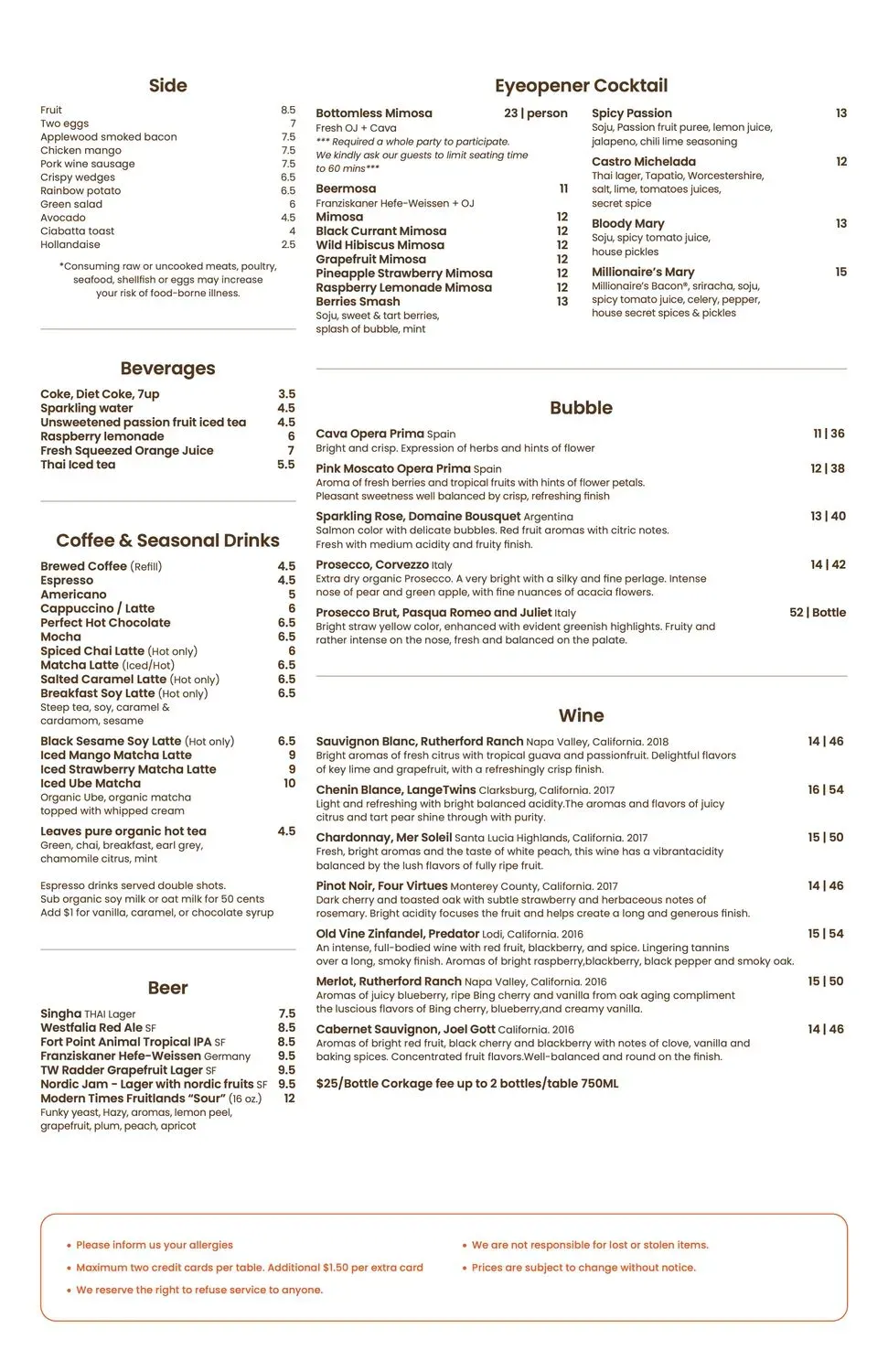 Menu 2