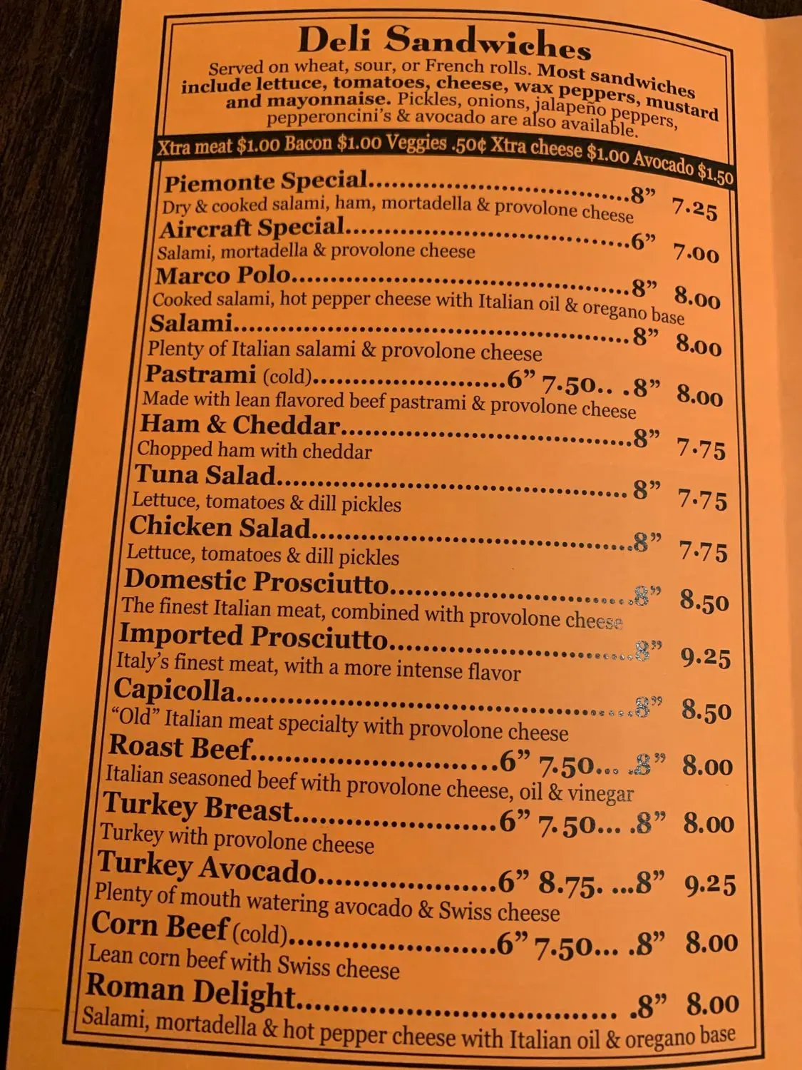 Menu 2