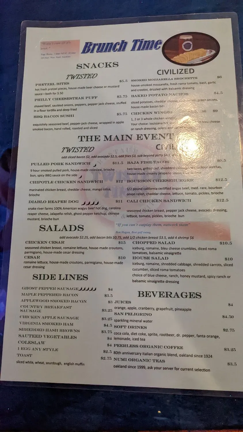 Menu 4