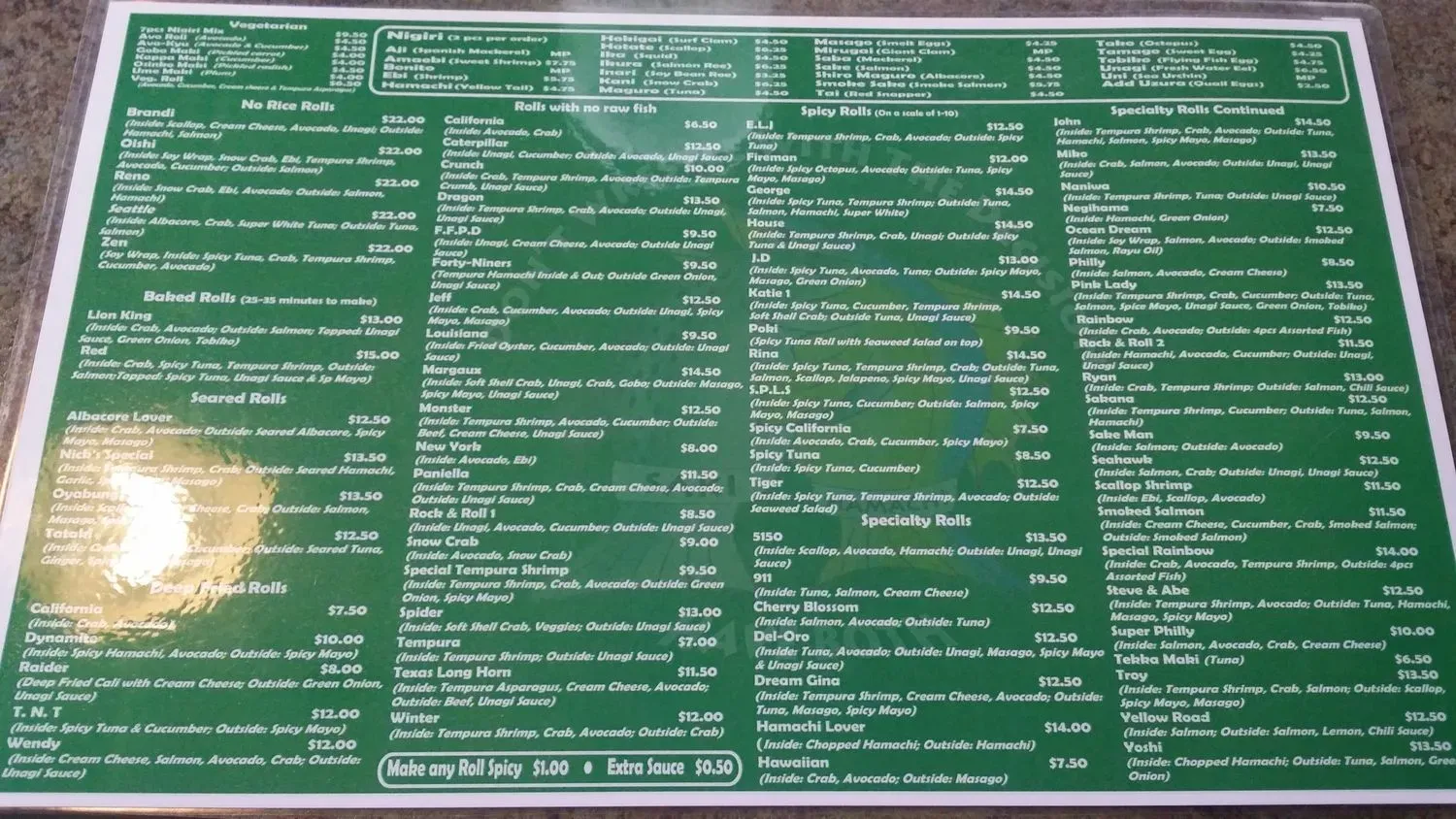 Menu 2