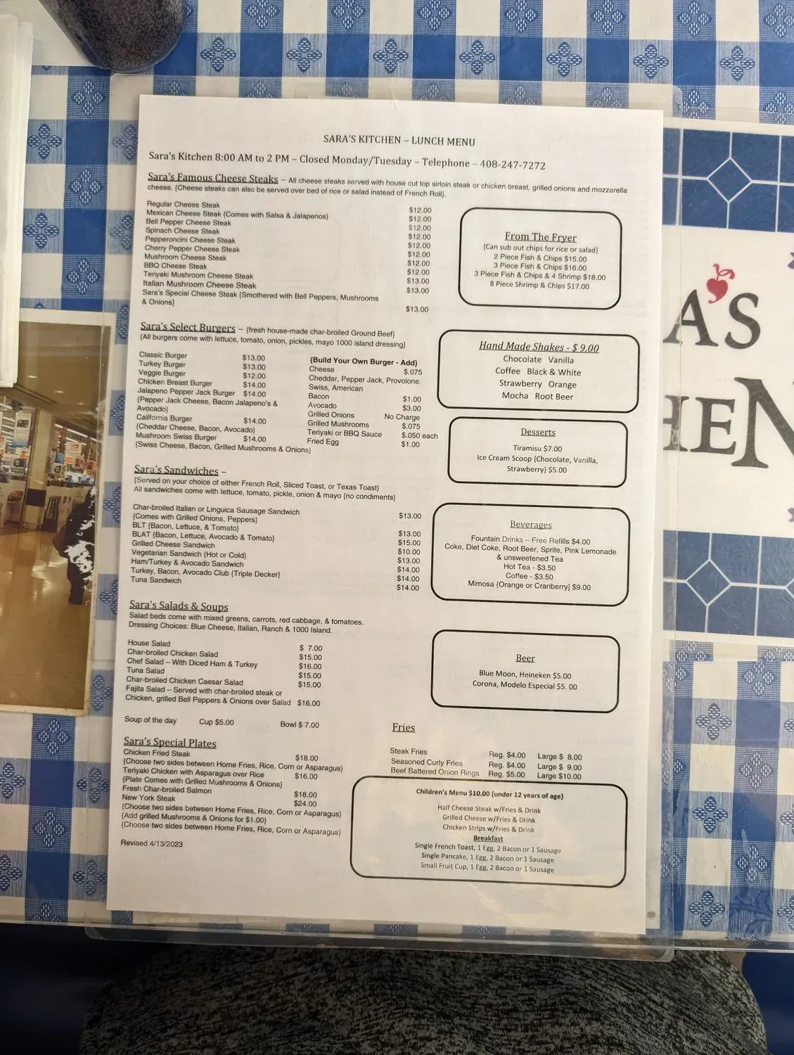 Menu 6