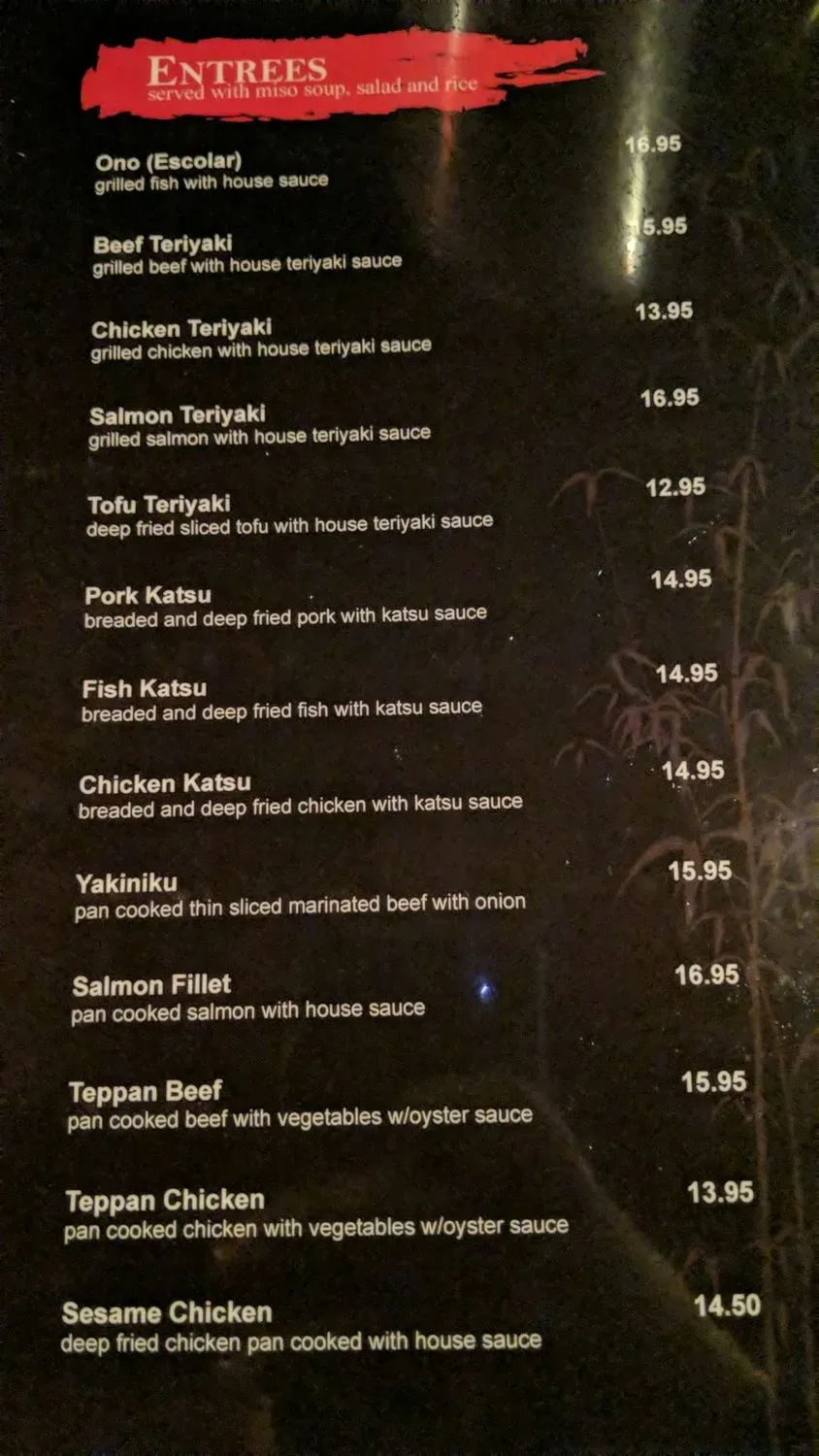 Menu 5