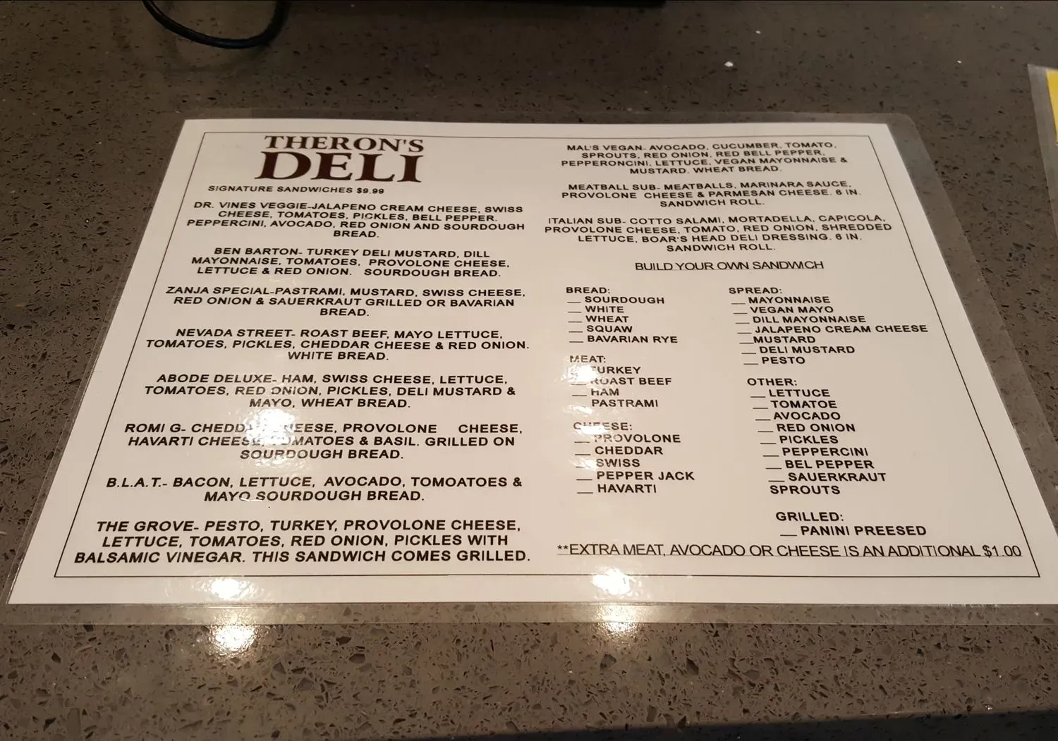 Menu 6