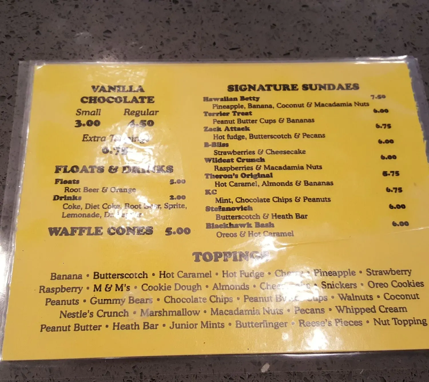 Menu 5