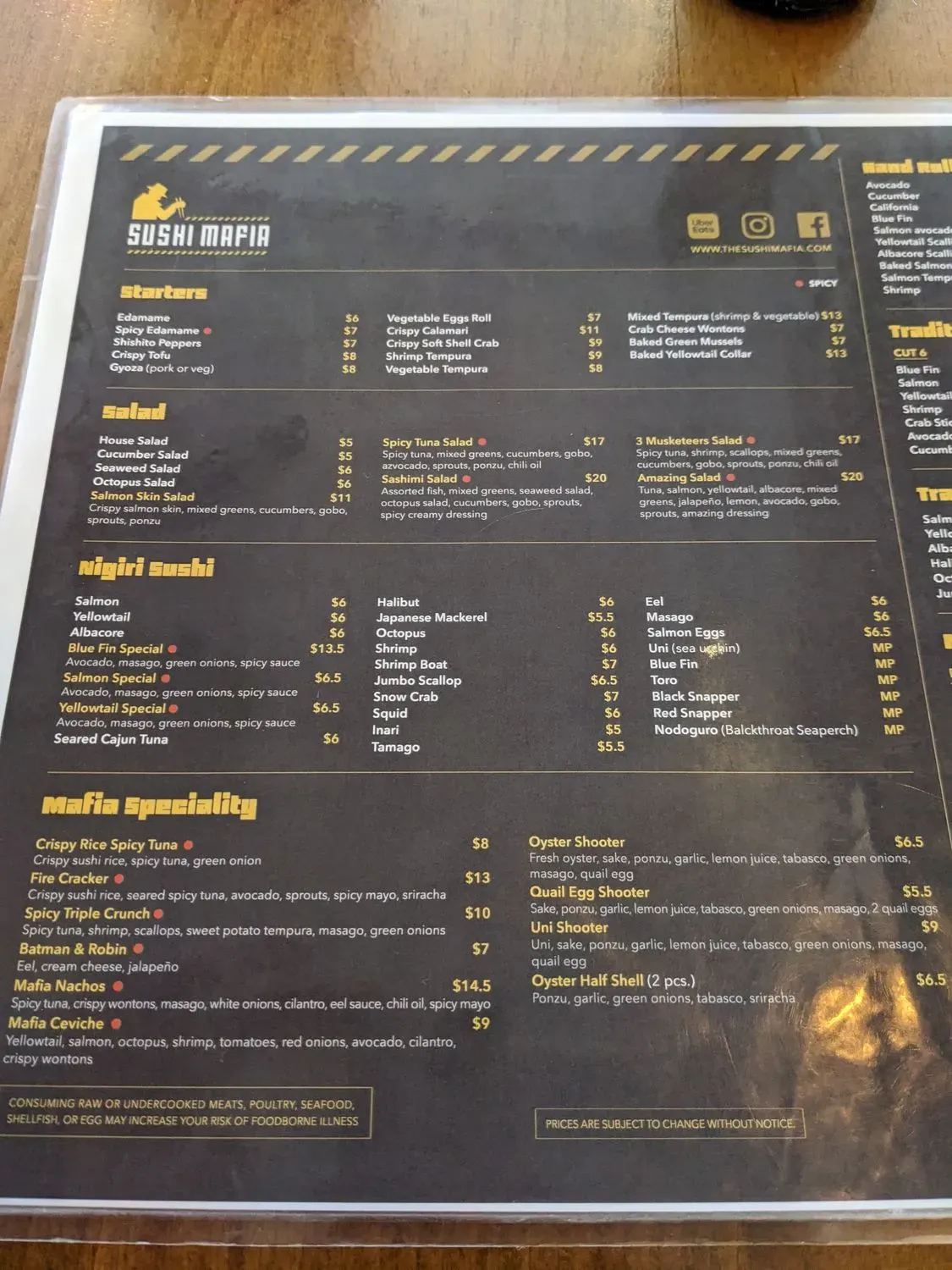 Menu 5