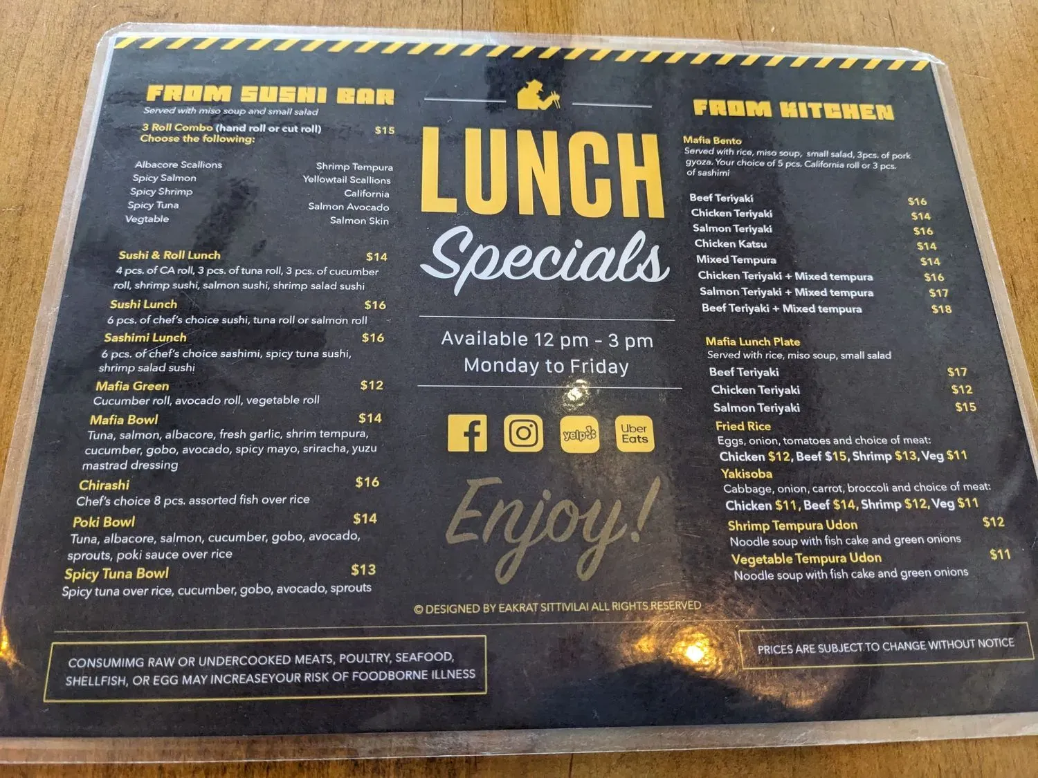 Menu 3