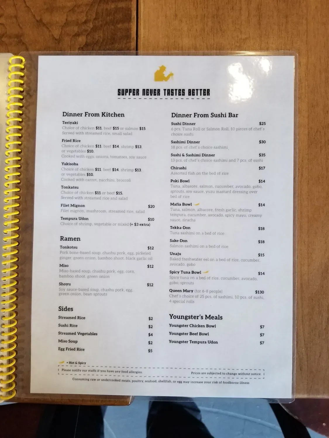 Menu 6