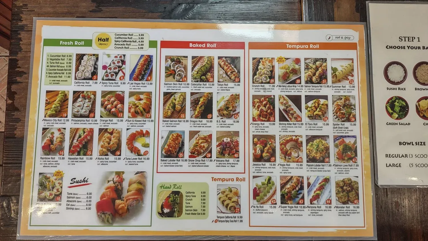 Menu 4