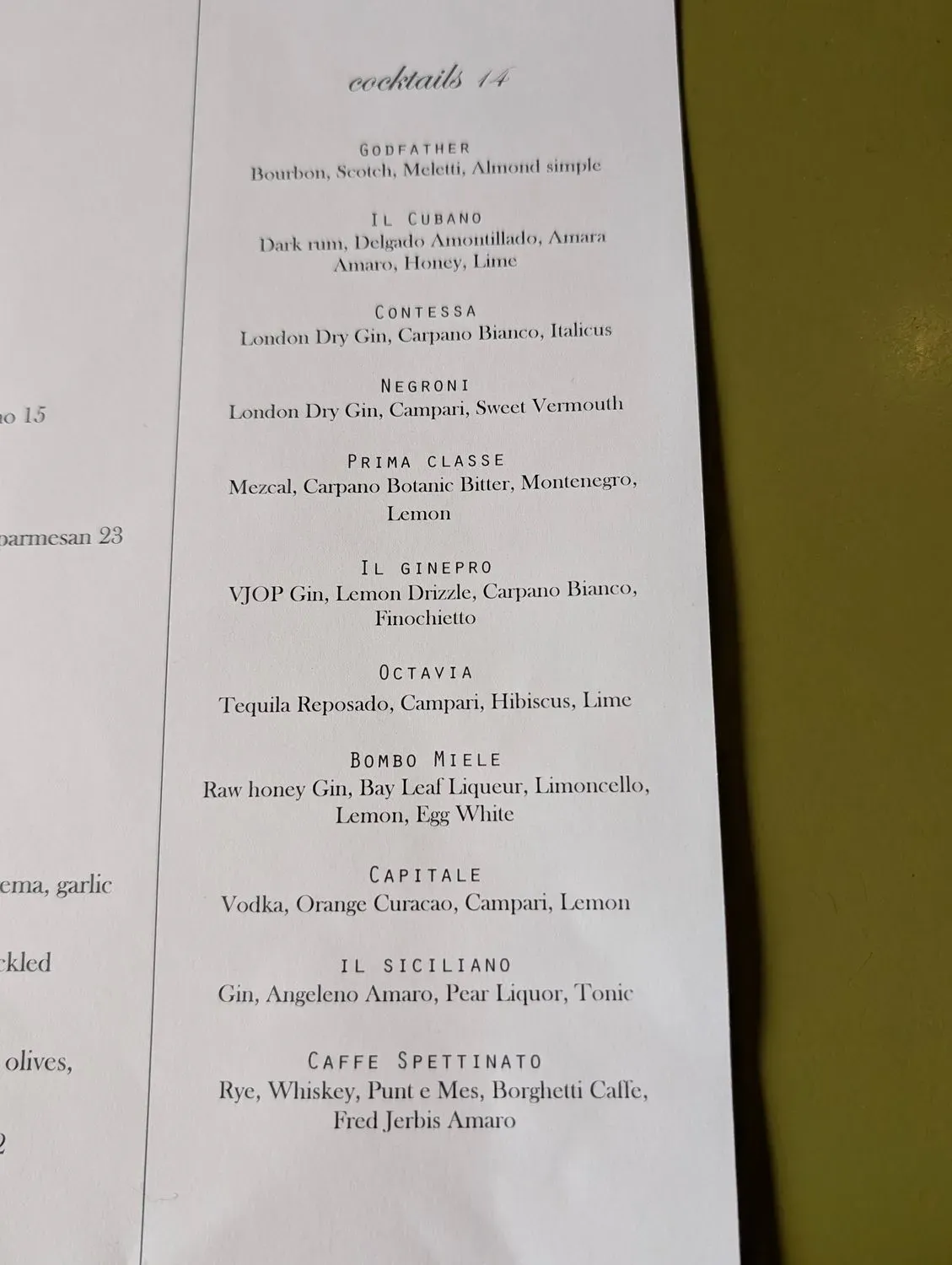 Menu 5