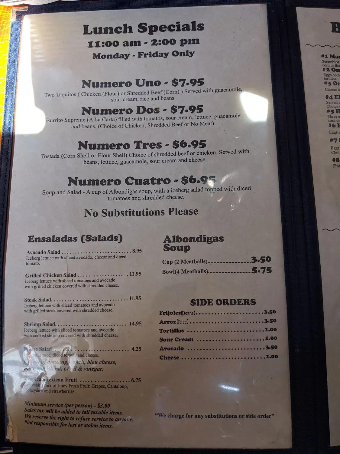 Menu 3