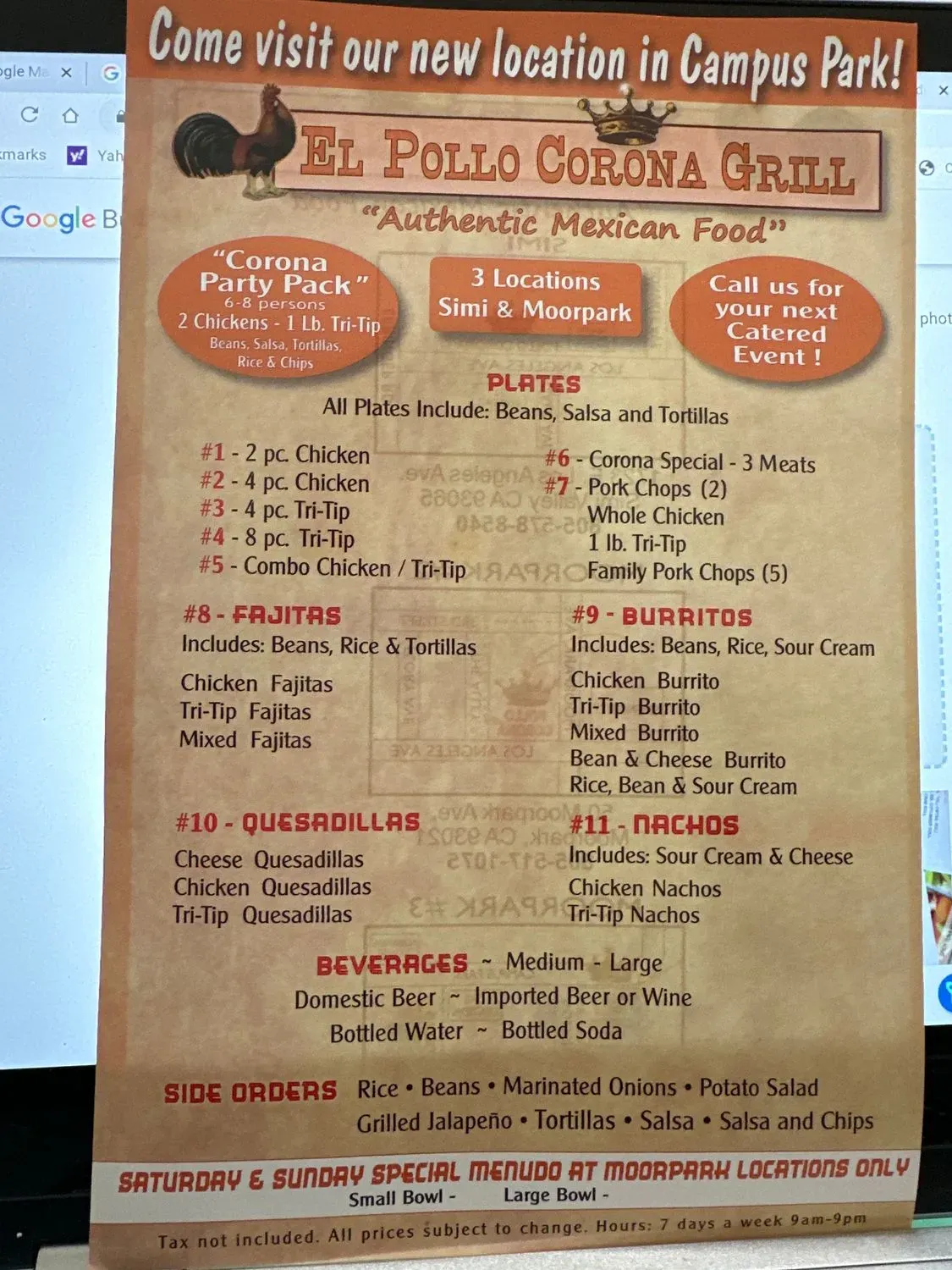 Menu 2