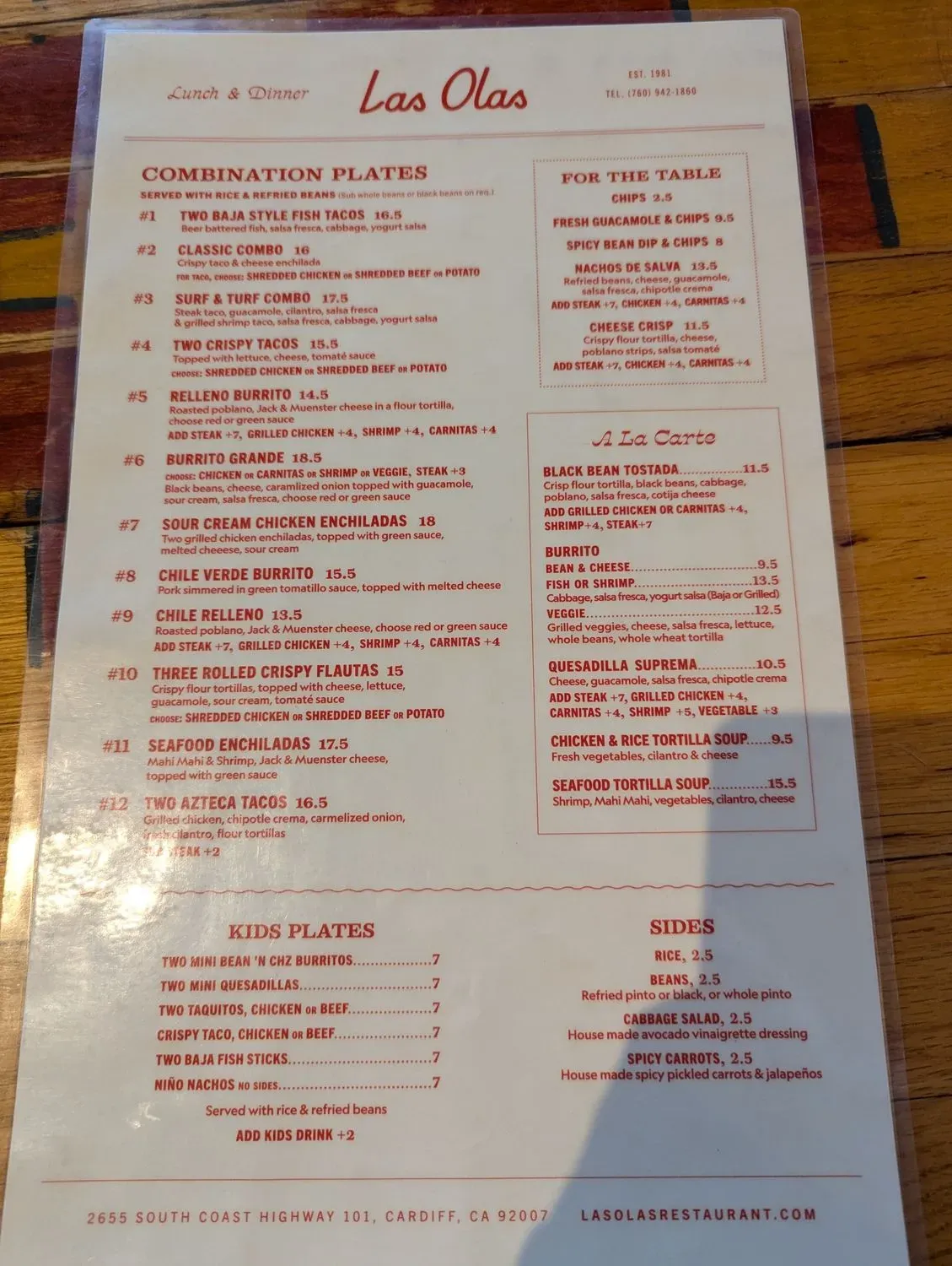 Menu 6