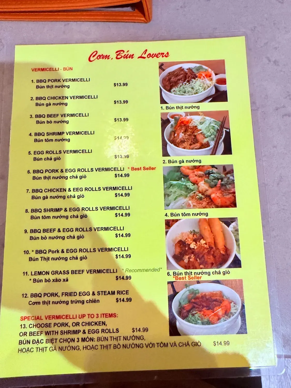 Menu 3