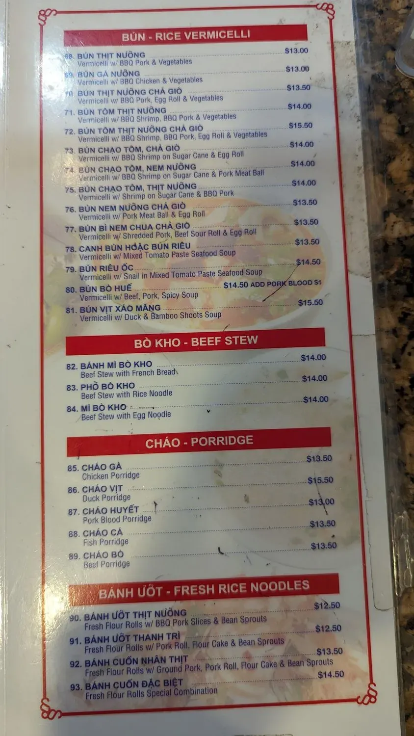 Menu 4