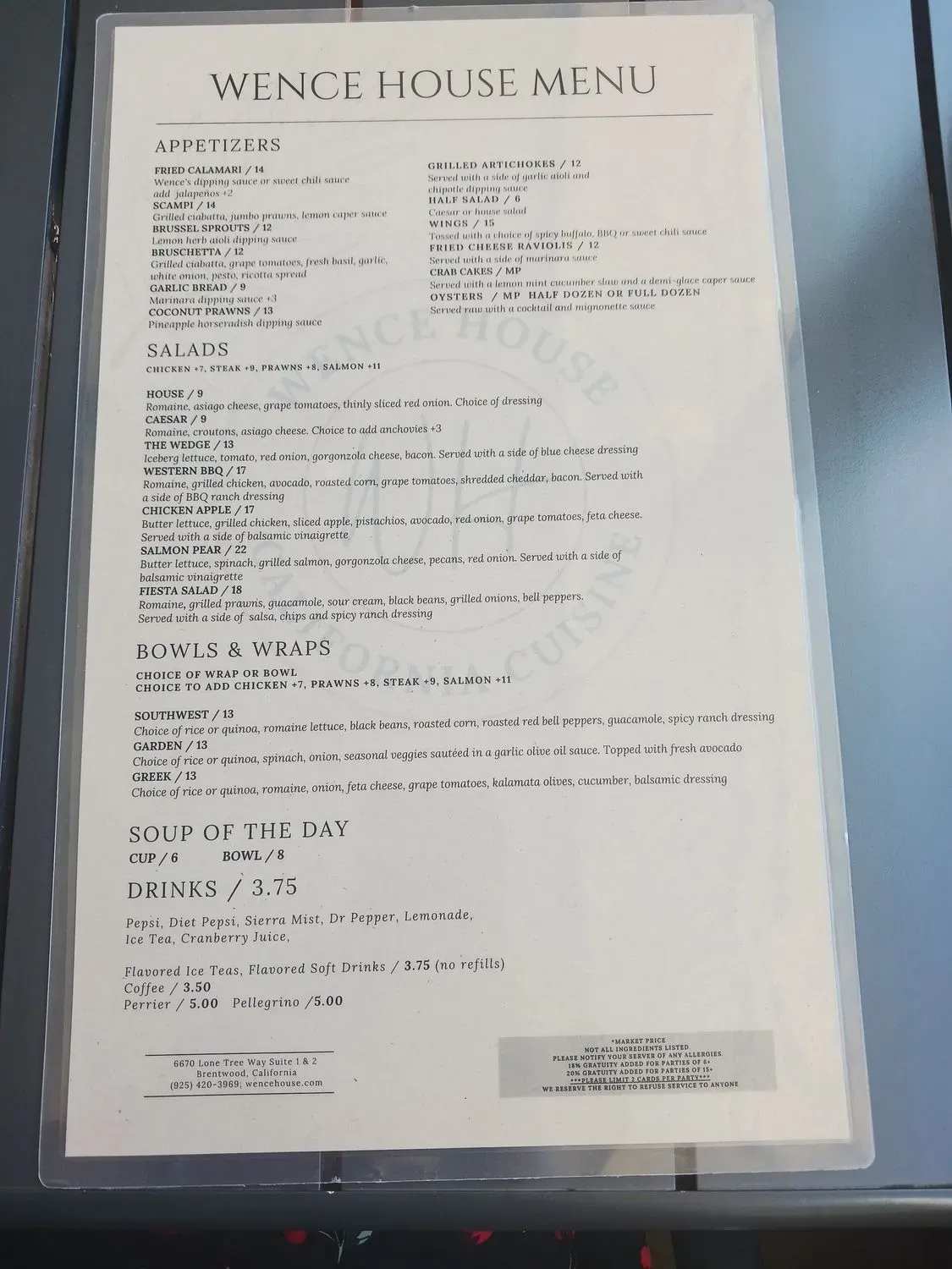 Menu 3