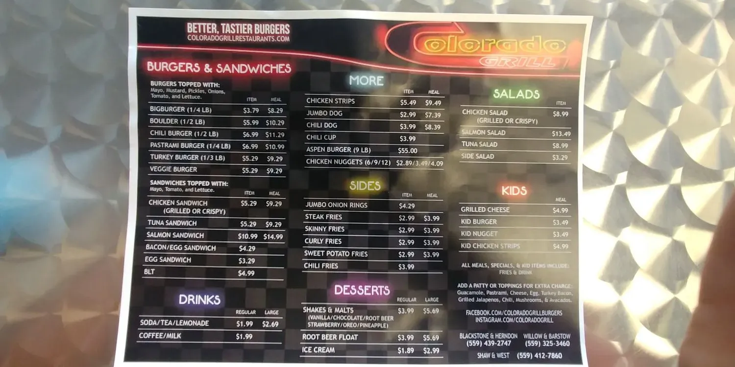 Menu 3