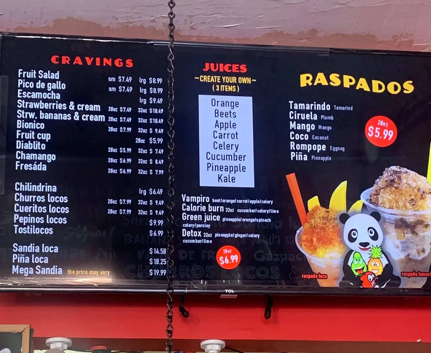 Menu 3