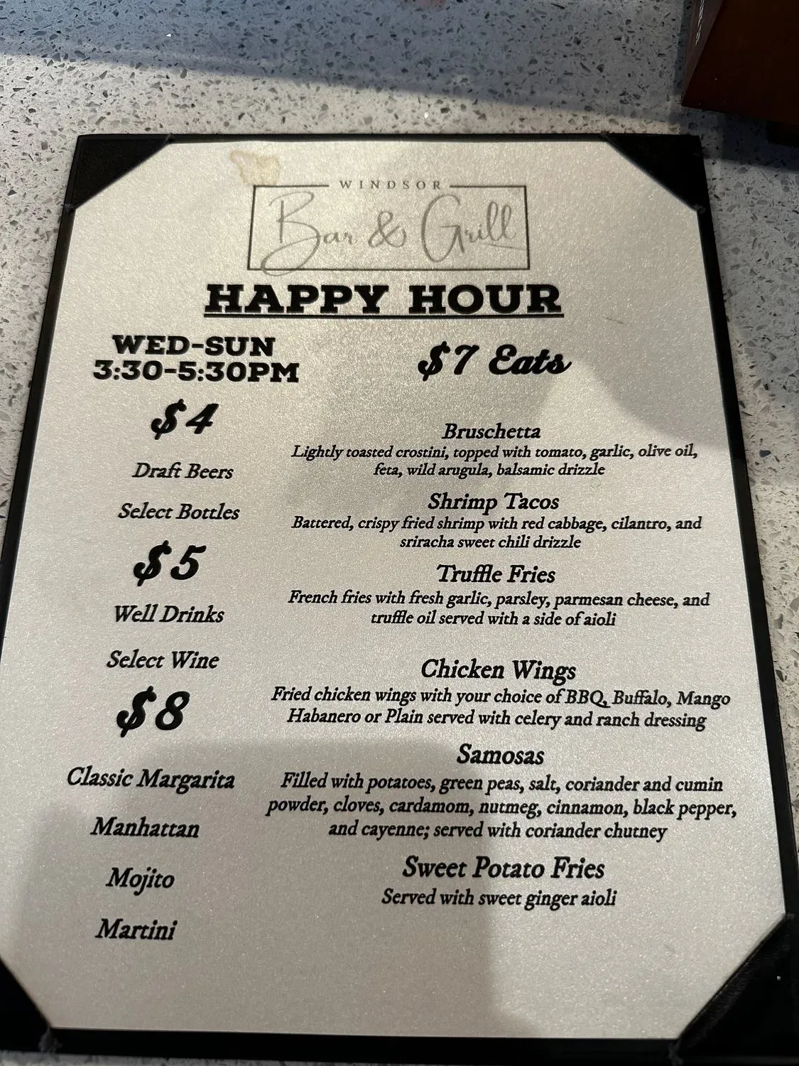 Menu 2