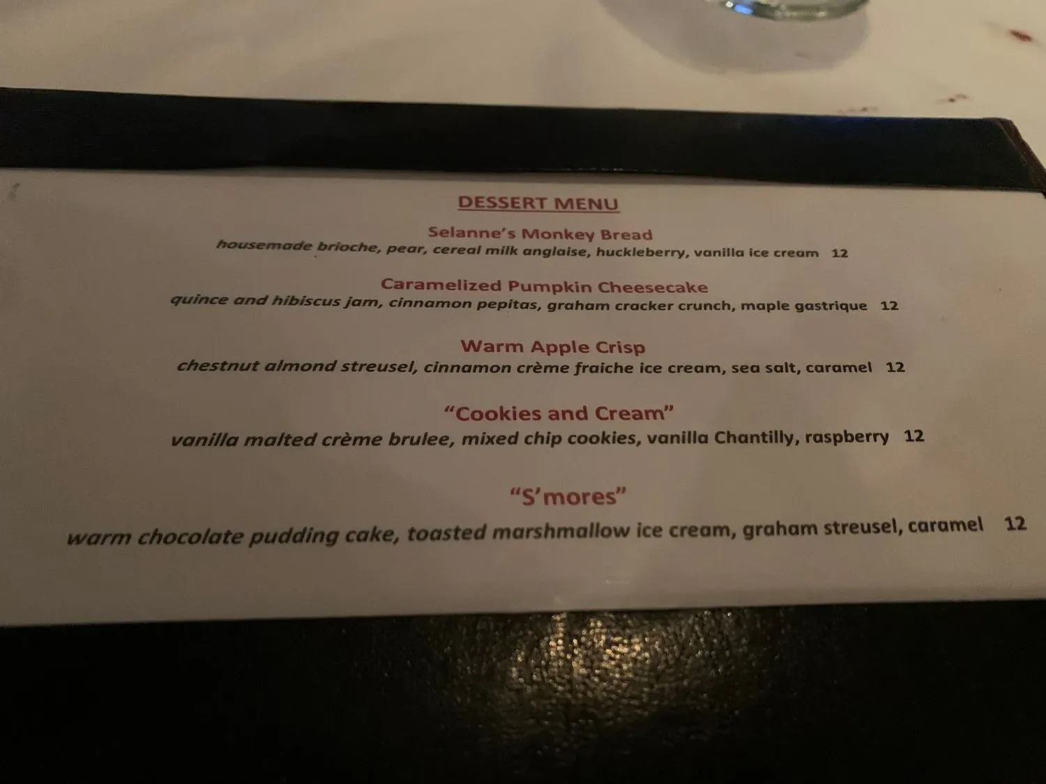 Menu 4