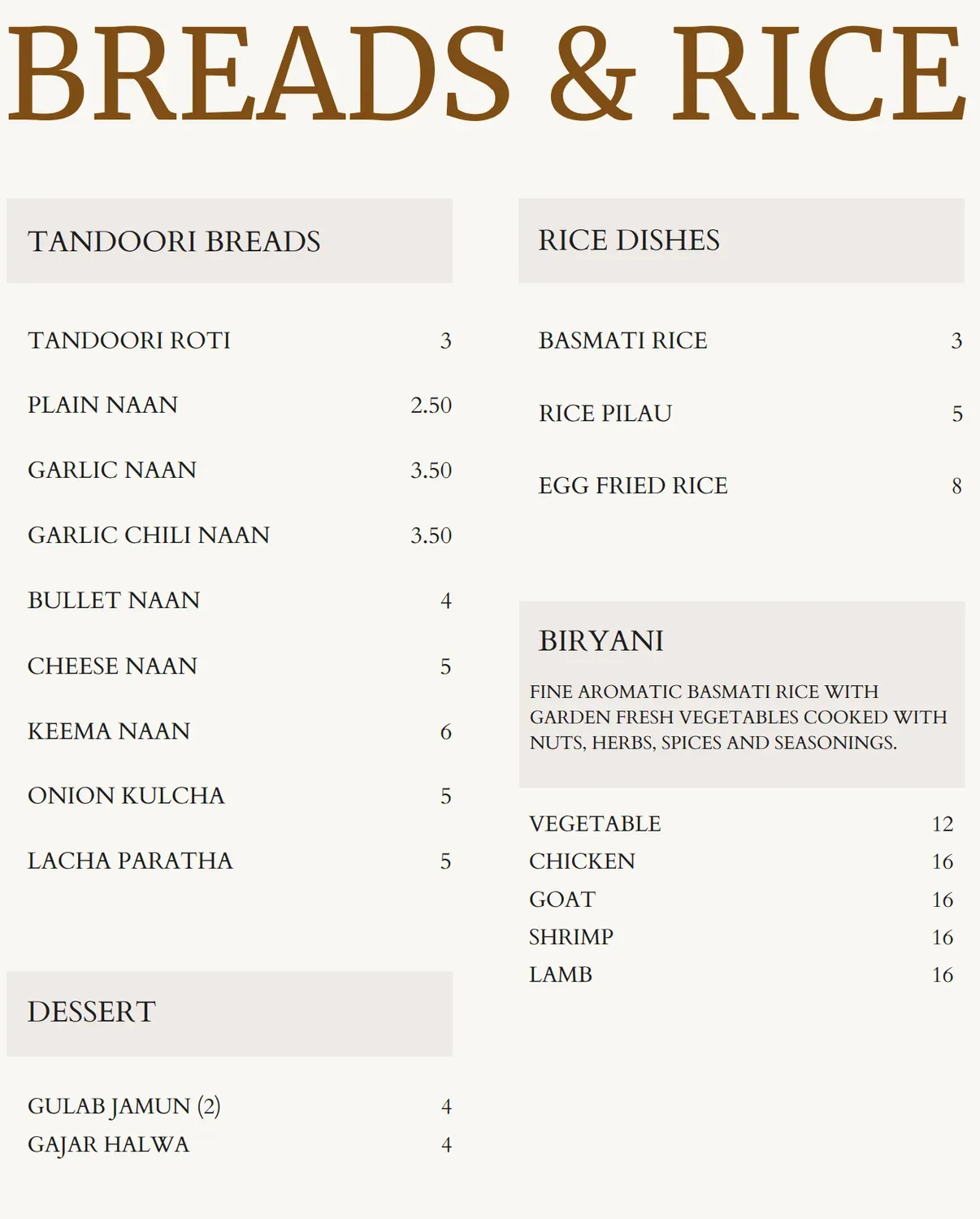 Menu 2