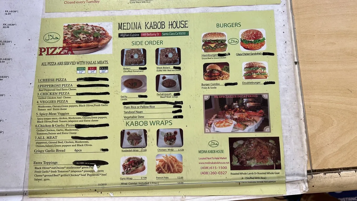 Menu 6