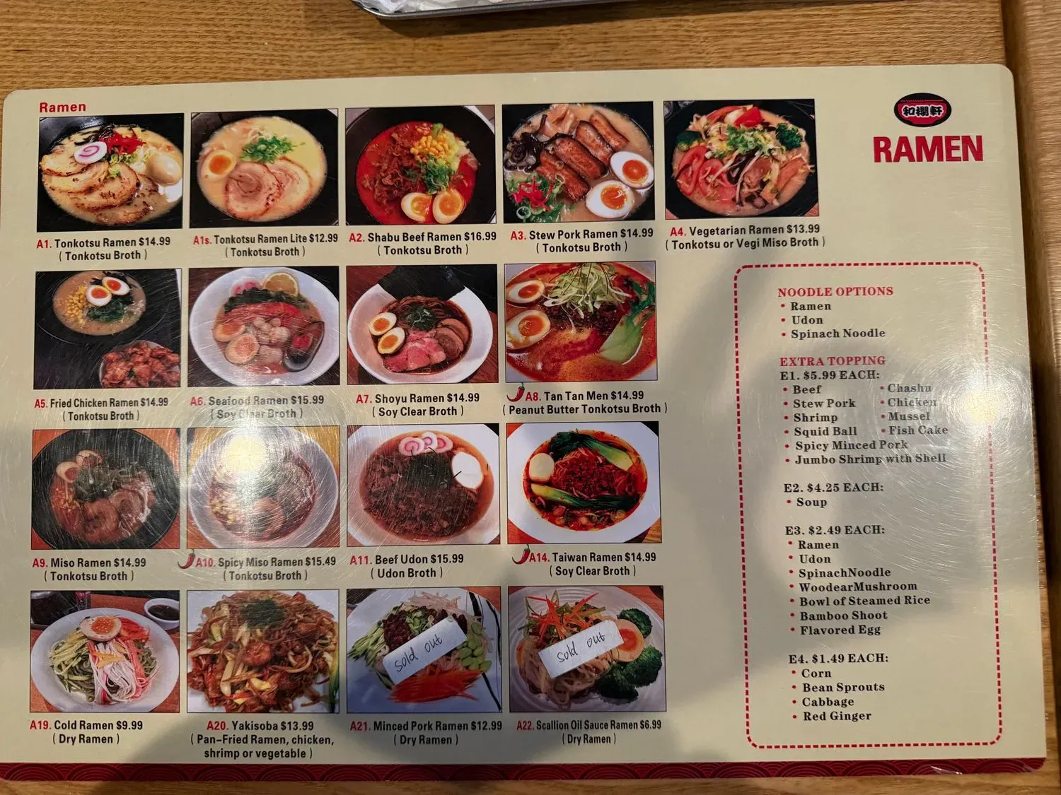 Menu 3