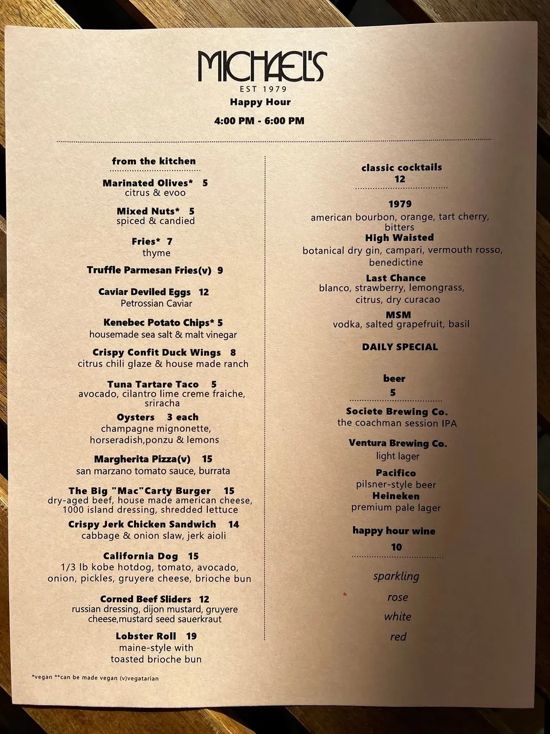 Menu 6