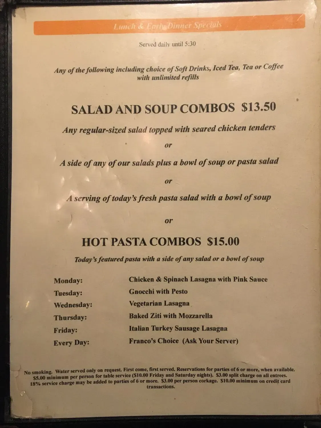 Menu 6