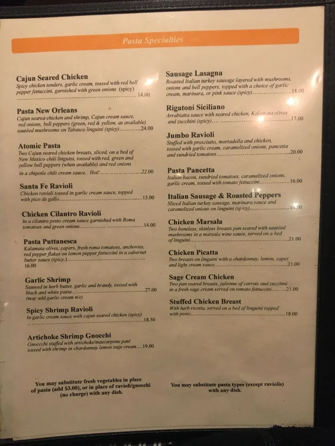 Menu 5