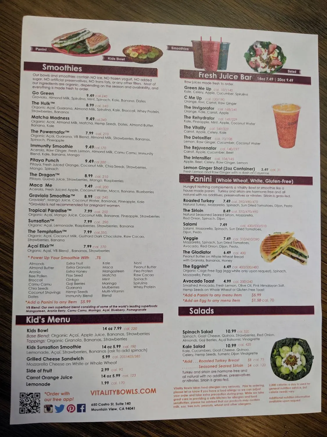 Menu 6