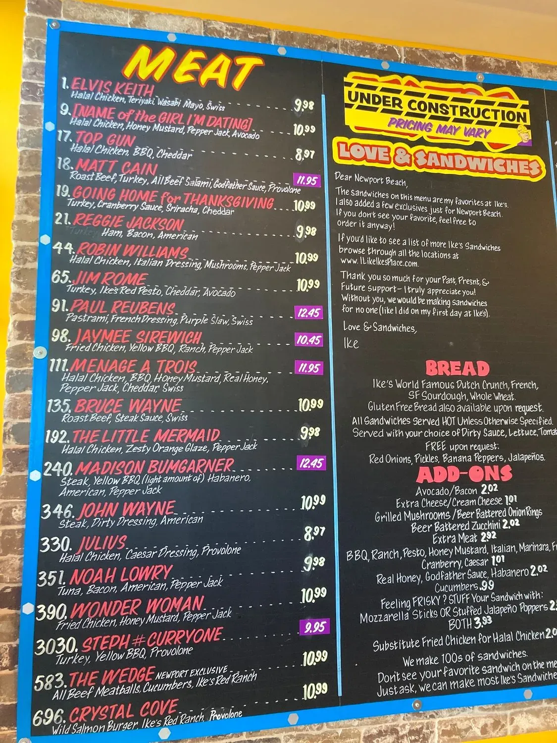 Menu 6