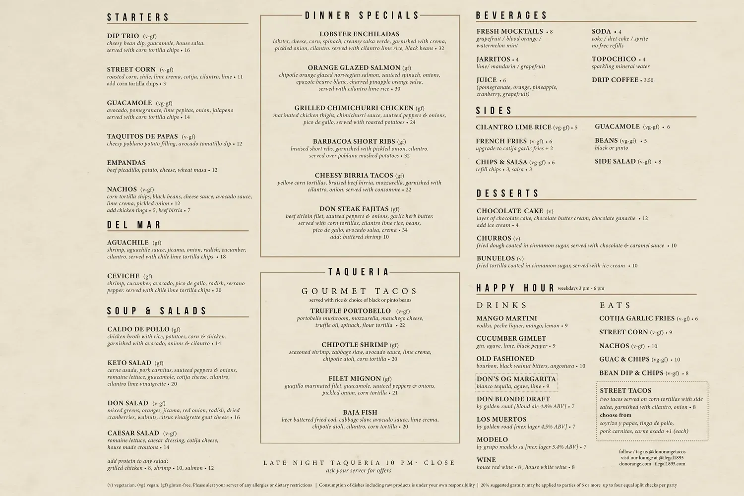 Menu 3